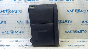 Right rear seat backrest for Lexus IS 14-16, black leather, perforated