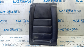 Right rear seat backrest Mazda 6 14-15, black leather, without headrest, wrinkled