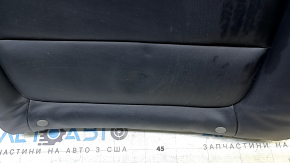 Right rear seat backrest Mazda 6 14-15, black leather, without headrest, wrinkled
