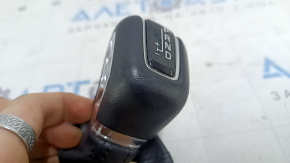 Volvo XC60 19-21 T5, T6 gear knob, black leather, with cover, scratches
