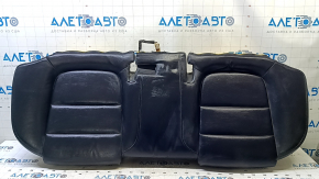 Mazda 6 14-15 rear seat cushion, black leather, wrinkled