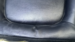 Mazda 6 14-15 rear seat cushion, black leather, wrinkled