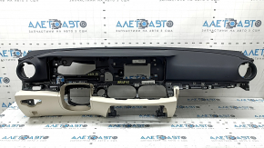 Mercedes W213 E 17-23 dashboard with AIRBAG, no projection, black with beige, cleanable