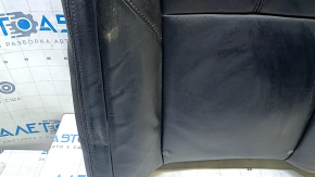 The back of the rear row of seats for Toyota Avalon 13-15 is black leather, with heating.