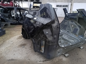 Quarter wing rear left Volvo XC60 18-25 on the body, black, dented, bumps