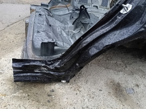 Quarter wing rear left Volvo XC60 18-25 on the body, black, dented, bumps