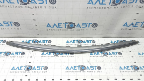 Mercedes W213 E 17-20 front bumper lower grille trim, chrome, AMG pack, scratches, broken fasteners