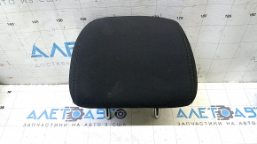 Kia Optima 16-18 rear left headrest, black cloth, dry-cleanable