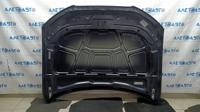 Bare hood of Audi A4 B8 13-16 rest steel, blue LX5R, chips