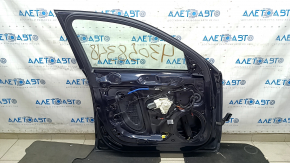 Front left door assembly for Audi A4 B8 08-12, keyless, blue LX5R