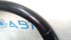 Bare steering wheel Audi A4 B8 13-16, 3 spokes, black leather, no buttons, no trim, scratches
