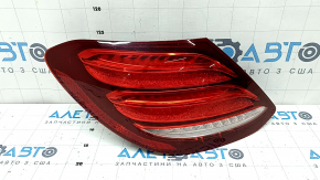 Left headlight Mercedes W213 E 17-20 scratches, worn