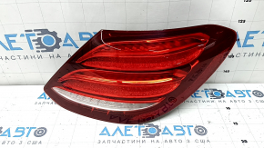 Mercedes W213 E17-20 right headlight scratches