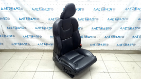 Volvo XC60 18-25 passenger seat with airbag, electric, heated, ventilated, black Nappa leather with perforation and knee support