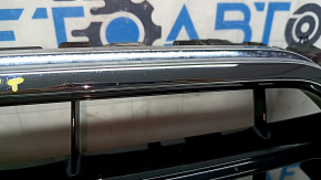 Radiator grille assembly for Audi A4 B8 13-16, gloss, S line, quattro, with emblems, sand, non-factory holes