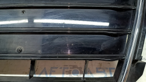 Radiator grille assembly for Audi A4 B8 13-16, gloss, S line, quattro, with emblems, sand, non-factory holes