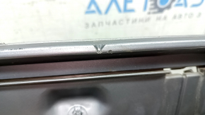 Rear bumper lip of Audi A4 B8 13-16 restyling sedan, S-Line, scratches, crack in fastening, sawed off