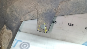 Rear bumper lip of Audi A4 B8 13-16 restyling sedan, S-Line, scratches, crack in fastening, sawed off