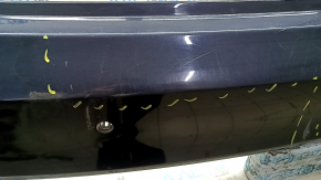 Bare rear bumper for Audi A4 B8 13-16, restyling for parking sensors, S-Line, blue LX5R, scratches, scuffs, dents