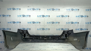 Bare rear bumper for Audi A4 B8 13-16, restyling for parking sensors, S-Line, blue LX5R, scratches, scuffs, dents