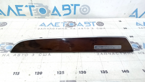 Audi A4 B8 08-16 dashboard trim, dark wood, gloss, quattro