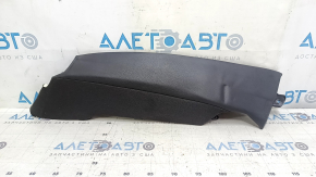 Left rear seat side panel for Audi A4 B8 13-16, black leather, dented