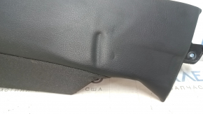 Left rear seat side panel for Audi A4 B8 13-16, black leather, dented