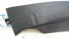 Right rear seat side panel for Audi A4 B8 13-16, black leather, dented