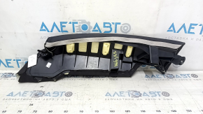 Right rear seat side panel for Audi A4 B8 13-16, black leather, dented