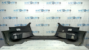 Bare front bumper for Audi A4 B8 13-16 rest, S-Line, black LY9B, under headlight washers, dents, scratches, broken fasteners