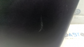 Tesla Model Y 20-25 front right door panel, black leather, with backlighting, matte trim, suede insert, with window control, with door opening button, peeling leather, scratches