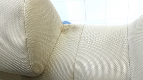Right rear seat backrest for Toyota Camry v55 15-17 USA, beige cloth with armrest, for cleaning