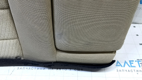 Right rear seat backrest for Toyota Camry v55 15-17 USA, beige cloth with armrest, for cleaning