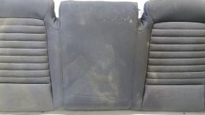 09 Dodge Challenger rear seat cushion - black cloth, dry cleanable
