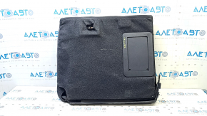 Left rear seat back for a 1996 Dodge Dart SXT, black, dry-cleanable, dented