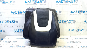 Left rear seat backrest for Dodge Dart 13-16 SXT, black with white stripes