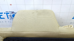 Left rear seat back for Toyota Camry v55 15-17 USA, beige cloth, needs cleaning, wrinkled