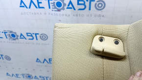 Left rear seat back for Toyota Camry v55 15-17 USA, beige cloth, needs cleaning, wrinkled