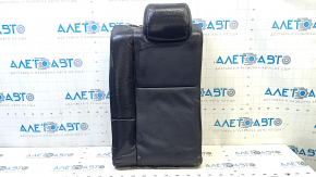 Left rear seat back for Toyota Camry v55 15-17 usa SE, black leather, perforated, wrinkled
