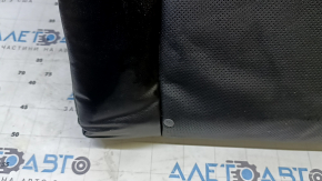 Left rear seat back for Toyota Camry v55 15-17 usa SE, black leather, perforated, wrinkled