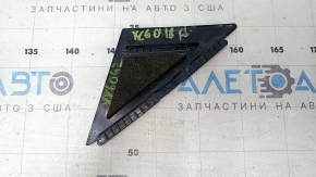 Triangle door plug, outer front left Volvo XC60 18-25, gloss black, scratches, broken fasteners