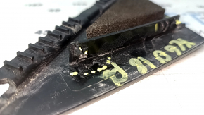 Triangle door plug, outer front left Volvo XC60 18-25, gloss black, scratches, broken fasteners