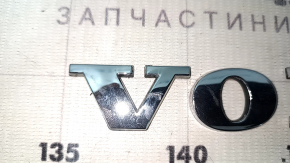 Volvo XC60 18-25 chrome trunk lid emblem, chrome trim