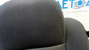 Right rear seat backrest for a 2009 Dodge Challenger - black cloth, needs cleaning, scratch