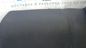 Right rear seat backrest for a 2009 Dodge Challenger - black cloth, needs cleaning, scratch