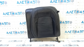 Left rear seat backrest for Ford Mustang mk6 15-18 coupe, black leather
