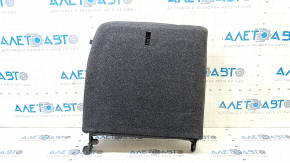 Left rear seat backrest for Ford Mustang mk6 15-18 coupe, black leather