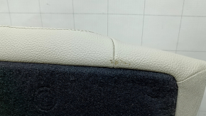 Right rear seat back for Mercedes W213 E 17-23, beige leather, needs cleaning, dented