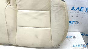 Rear seat cushion for Toyota Avalon 13-15, beige leather, dry-cleanable, wrinkled