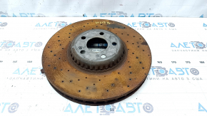 Front left brake disc Mercedes W213 E 17-23 360/36mm with perforation, rusty